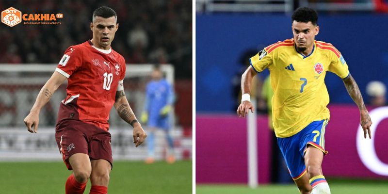 Hai trường phái đối lập Thụy Sĩ vs Colombia